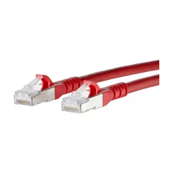MetzConnect BTR - Patch-Cable - RJ-45 (M) - RJ-45 (M) - 5 m - ekranuotas - (CAT 6a) - be halogenų - raudonas (1308455066-E)