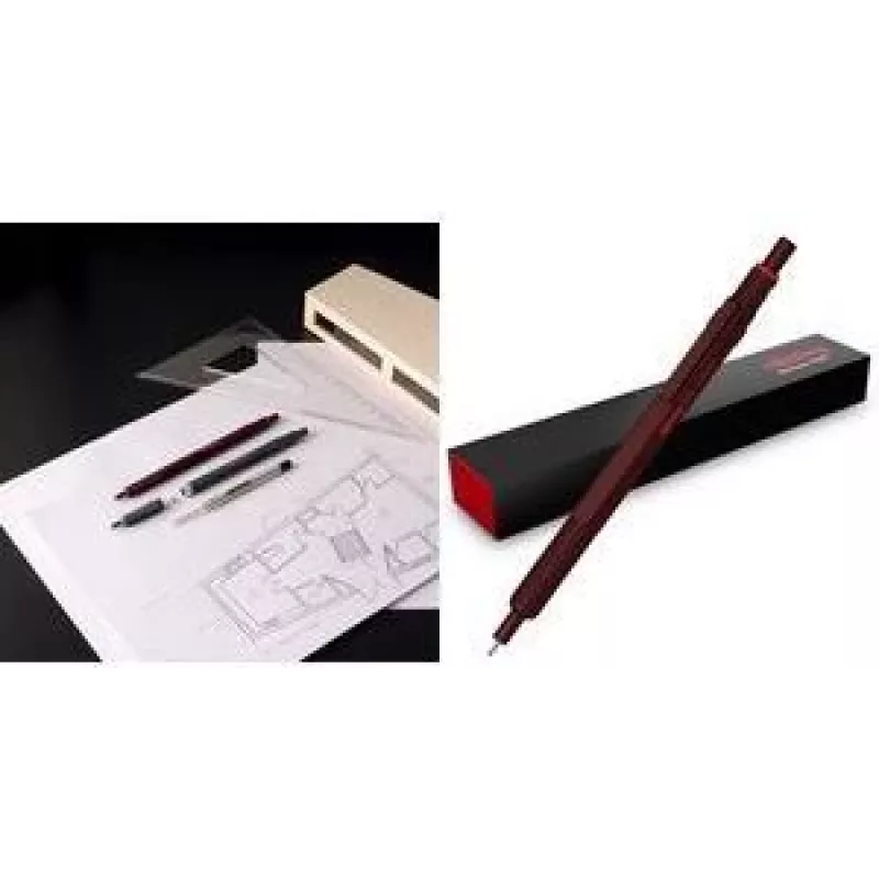 Mechaninis pieštukas rotring 600 — metalinis korpusas, 0,5 mm grafito laidas