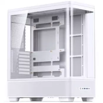Jonsbo TK-5 korpusas, Midi-Tower, ATX, grūdintas stiklas - balta