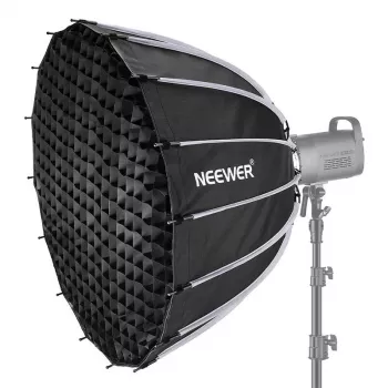 „Neewer“ 85 cm šešiolikakampis minkštasis apšvietėjas B0BLC6NCGK – 85 cm studijinis minkštasis apšvietėjas, skirtas nuolatiniam ir blykstės apšvietimui