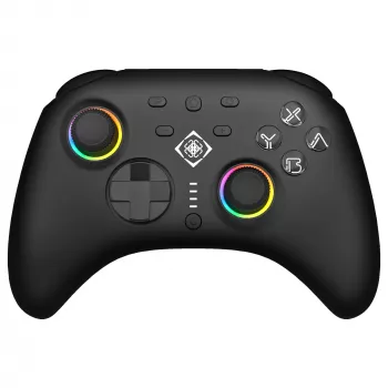 Žaidimų pultelis Deltaco GAM-198 juodas – Bluetooth ir USB (Type-C), skirtas Nintendo Switch, Switch 2, Switch OLED, Android, PC