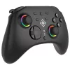 Žaidimų pultelis Deltaco GAM-198 juodas – Bluetooth ir USB (Type-C), skirtas Nintendo Switch, Switch 2, Switch OLED, Android, PC