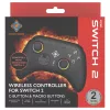 Žaidimų pultelis Deltaco GAM-198 juodas – Bluetooth ir USB (Type-C), skirtas Nintendo Switch, Switch 2, Switch OLED, Android, PC