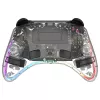 Žaidimų pultelis Deltaco Gaming GAM-198-T permatomas Bluetooth/USB USB-C, skirtas Nintendo Switch, Switch 2, Switch OLED, Android, PC