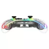 Žaidimų pultelis Deltaco Gaming GAM-198-T permatomas Bluetooth/USB USB-C, skirtas Nintendo Switch, Switch 2, Switch OLED, Android, PC