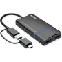 VALUE Display Adapter USB Type A C - Dual HDMI 4K30+ 1080P ST/BU - Adapter - Skaitmeninis/Duomenų (12.99.3206)