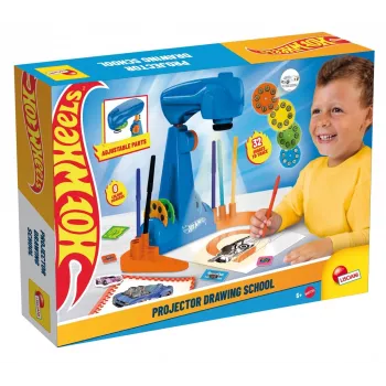 Hot Wheels projektoriaus piešimo mokyklinis rinkinys
