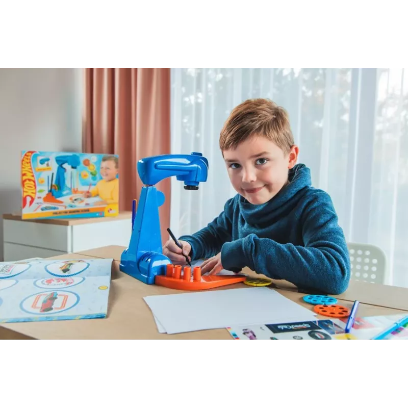 Hot Wheels projektoriaus piešimo mokyklinis rinkinys