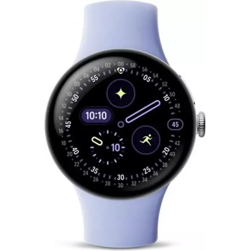 Google Pixel Watch 4 LTE 41mm Polished Sidabrinė / Iris, GA10839-EU (GA10839-EU)