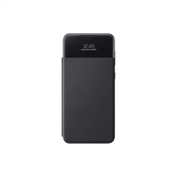 Piniginės tipo dėklas Samsung EF-EA336PBEGEW, skirtas Galaxy A33 5G, suderinamas su 6,4 colio ekranais, juodas, 1 kortelės kišenė