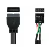Good Connections 5021-PST3 - 0,45 m - USB 2.0 - 480 Mbit/s - juoda