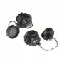 Good Connections IC04-U205 - USB A - Juoda - Jungtis - tiesi - Polibutileno tereftalatas (PBT) - polivinilchloridas (PVC) - IP65 - IP67