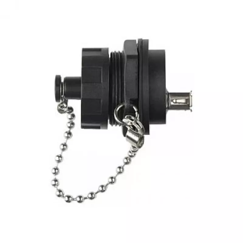 Good Connections IC04-U205 - USB A - Juoda - Jungtis - tiesi - Polibutileno tereftalatas (PBT) - polivinilchloridas (PVC) - IP65 - IP67
