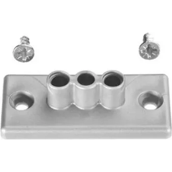 Bachmann Easy-Desk 2B - kabelių valdymo tvirtinimo rinkinys - sidabrinis