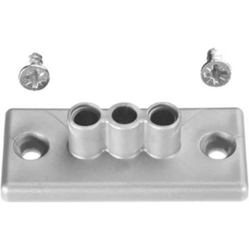 Bachmann Easy-Desk 2B - kabelių valdymo tvirtinimo rinkinys - sidabrinis