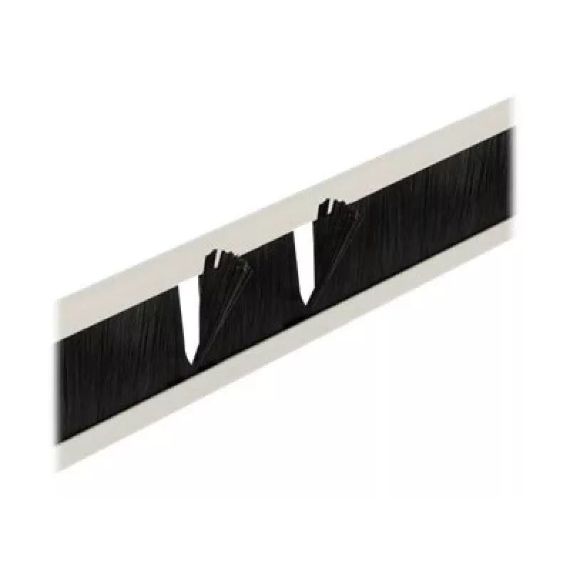 Kabelių tvarkymo panelė DeLOCK 19 colių kabelis Management Brush Strip, montuojama be įrankių, 2U, pilka
