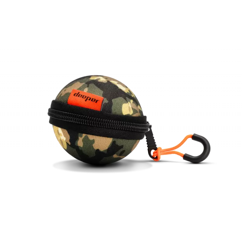 Sonar Deeper Smart Sonar Chirp+4 Wi‑Fi žuvies ieškiklis, įmontuota baterija, ABS korpusas, žalia/ruda