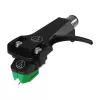 Audio-Technica AT-VM95E/H fono šovinys su iš anksto sumontuota AT-HS6BK galvute (juoda/žalia)
