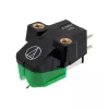 Audio-Technica AT-VM95E/H fono šovinys su iš anksto sumontuota AT-HS6BK galvute (juoda/žalia)