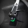 Audio-Technica AT-VM95E/H fono šovinys su iš anksto sumontuota AT-HS6BK galvute (juoda/žalia)