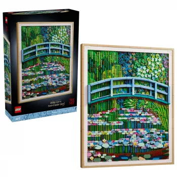 LEGO Art 31220 Claude Monet — Most nad stawem z liliami wodnymi