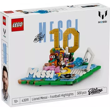 LEGO Editions Sports 43011 Lionel Messi — futbolo akimirkos