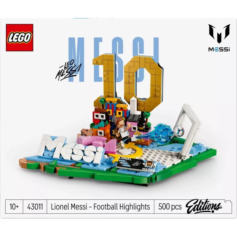 LEGO Editions Sports 43011 Lionel Messi — futbolo akimirkos