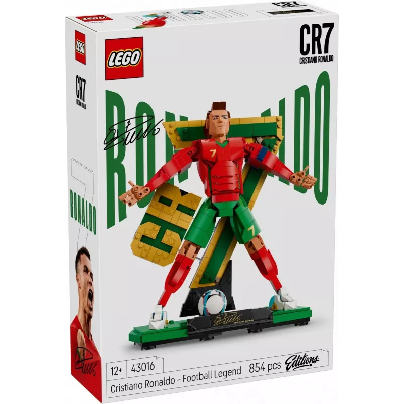 LEGO Editions Sports 43016 Cristiano Ronaldo — futbolo legenda