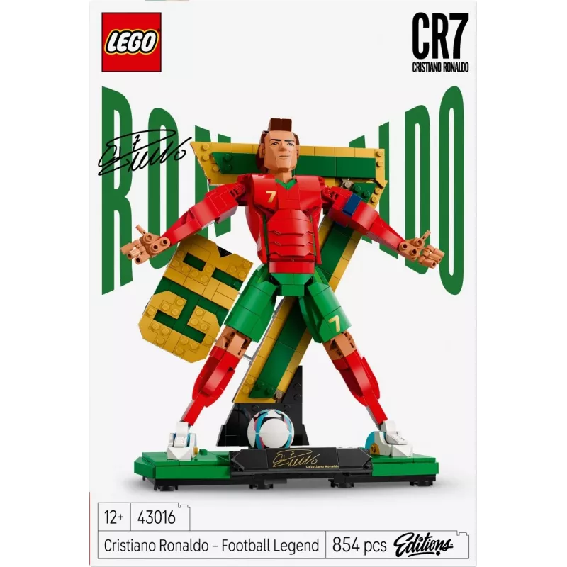 LEGO Editions Sports 43016 Cristiano Ronaldo — futbolo legenda