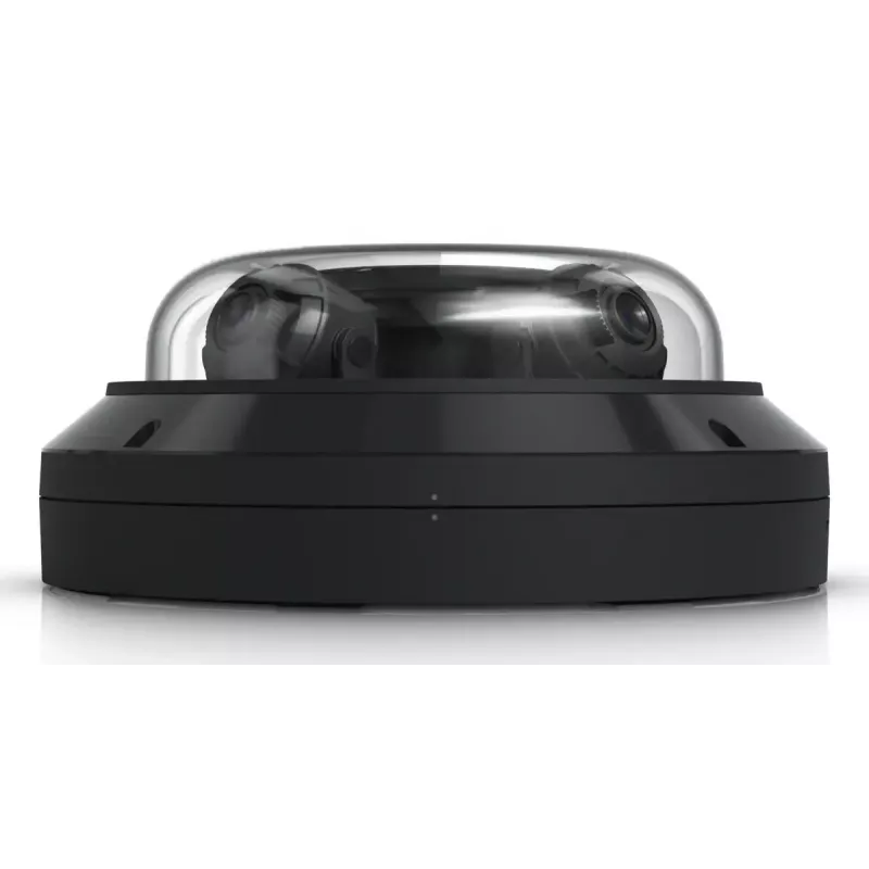IP apsaugos kamera UBIQUITI AI Multi Sensor 4 — Kupolinė, Lubinis montavimas, 3840×2160, 360° FOV, Laidinė, Juoda