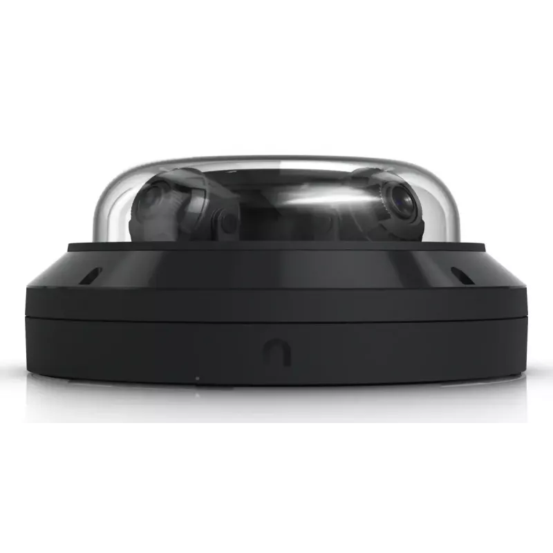 IP apsaugos kamera UBIQUITI AI Multi Sensor 4 — Kupolinė, Lubinis montavimas, 3840×2160, 360° FOV, Laidinė, Juoda