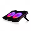 Aušinimo padėklas Modecom MC-CF18 RGB 45.7 cm 2 ventiliatoriai juodas