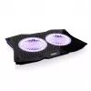 Aušinimo padėklas Modecom MC-CF18 RGB 45.7 cm 2 ventiliatoriai juodas