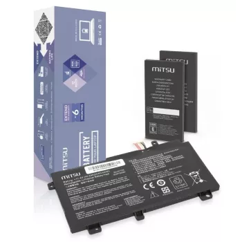 Baterija MITSU B31N1726, skirta ASUS FX504 FX505 FX80G 3900 mAh 44 Wh 11,4 V