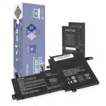 Baterija MITSU, skirta ASUS VivoBook (modelis BC/AS-K513E) 11.4V 3550mAh