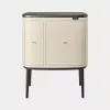 Brabantia Bo Touch šiukšliadėžė 34 L 2 krepšiai Smėlio spalva Plotis 540 mm Gylis 312 mm Aukštis 680 mm