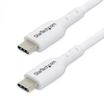2M baltas USB-C laidas 2-pakuotė .