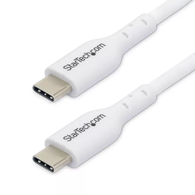 2M baltas USB-C laidas 2-pakuotė .