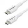 2M baltas USB-C laidas 2-pakuotė .