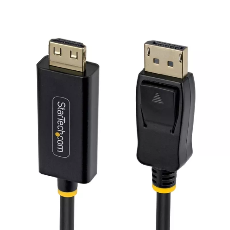 1M-DP-HDMI-4K60-GR 1M DP į HDMI su rankenėle