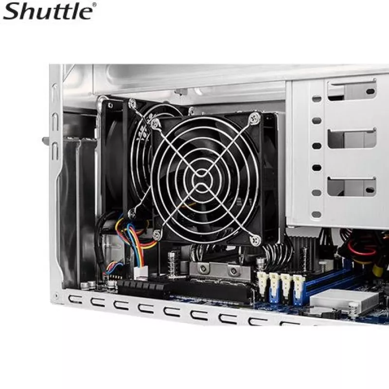 Shuttle PCB-SB860R811 SB860R8 XPC Cube Barebone, S-1851,Intel B860, 4x DDR5, Xe Graphics,500W, juoda