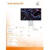 Monitorius Apple Studio Display XDR su Nano-tekstūros stiklu, pakreipiamas ir aukščio reguliavimo stovu