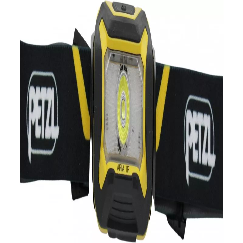 Petzl E069CB00 priekinis žibintas ARIA® 1R juoda/geltona (E069CB00)