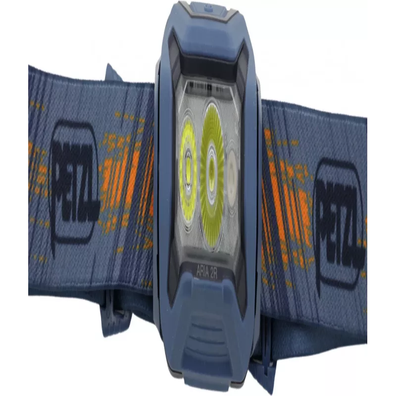 Petzl E070DA03 Priekinis žibintas ARIA® 2R RGB mėlynas (E070DA03)