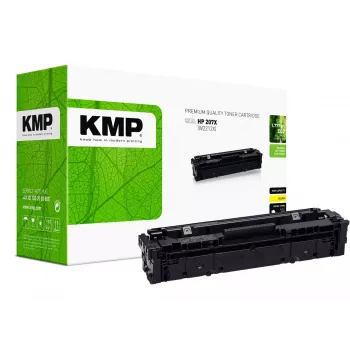 KMP Toner HP 207X geltonas 2450 puslapių atnaujintas