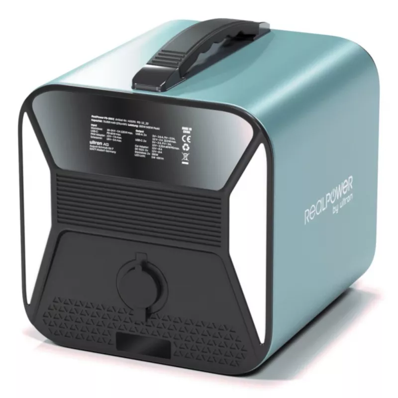 Nešiojamoji elektrinė RealPower PS-300C 76800 mAh