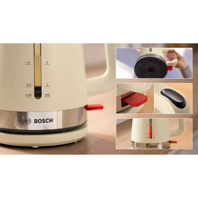 Bosch MyMoment elektrinis virdulys 1,7 l 2400 W kreminis