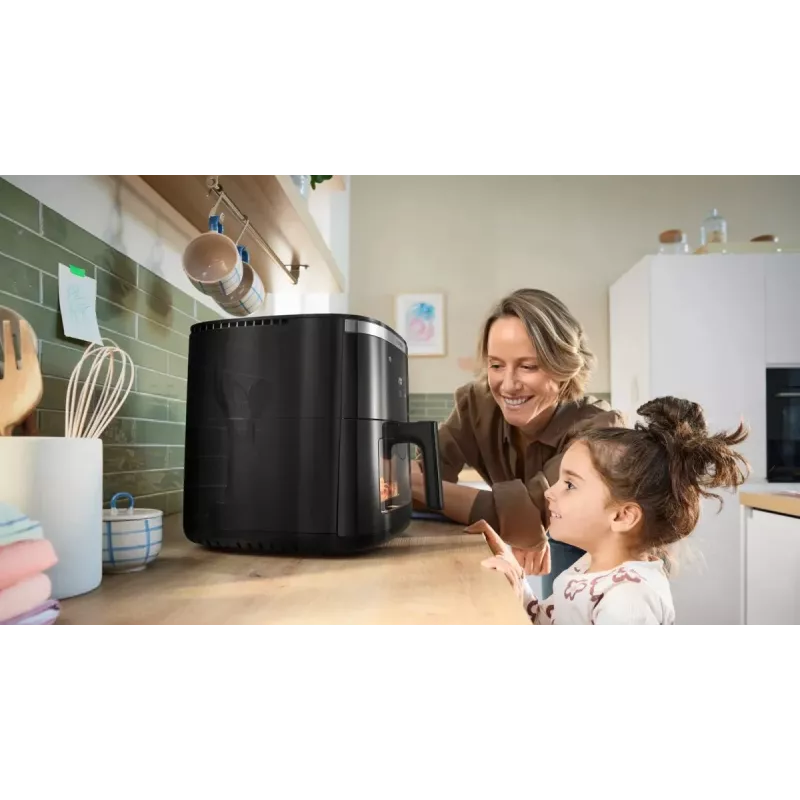 Bosch Serie 6 MAFS2671B gruzdintuvė Viena 7,2 L Atskira 1800 W Karšto oro gruzdintuvė Juoda