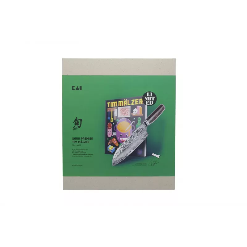 Kai Shun Premier Tim Maelzer Santoku peilis + knyga