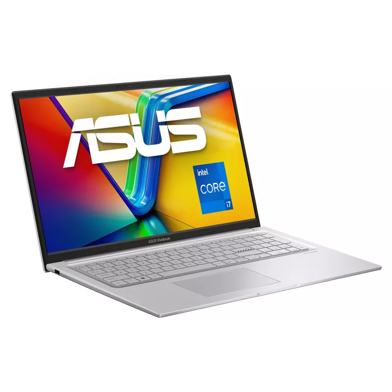 ASUS Vivobook 17 X1704VA-AU918W Nešiojamas kompiuteris, 17,3 colio Full HD, Intel Core 7 150U, 16 GB RAM, 1 TB SSD, Windows 11 Home, Sidabrinis